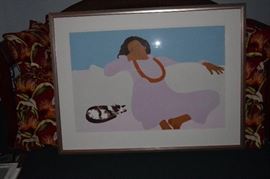 Pegge Hopper limited edition signed serigraph. 93/285