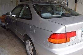 1998 Honda Civic; two door with sunroof