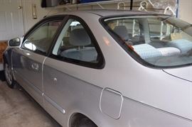 1998 Honda Civic; two door with sunroof