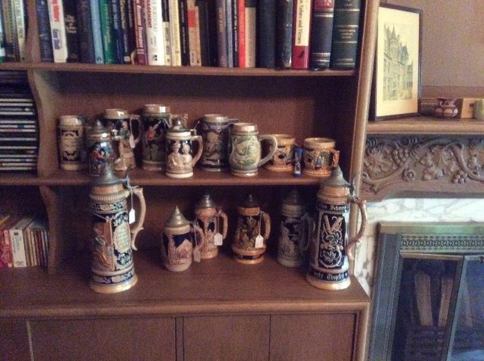 Beer Steins (some from Germany)