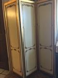 French Folding screen, two sided, we are calling this the front