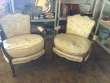 Pair down filled arm chairs for the living room, library, bedroom, or anywhere comfort and style are wanted