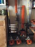 Stihl 80, 90 and 100 series hedge trimmers, Stihl 130 weed wackier, like new with papers