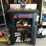Bosch Router on custom Bosch stand, sold as set, just as new