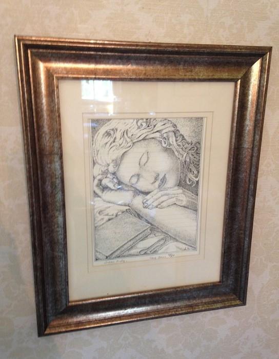Saug Hann: ‘Dear Judy’ Lithograph (Signed, Numbered & Framed)