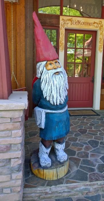 6' Carved Gnome 