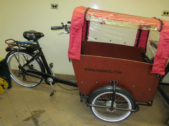 bike with wagen that may carry e children.  From England.