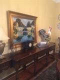 Wonderful extra long dining room server/sofa table