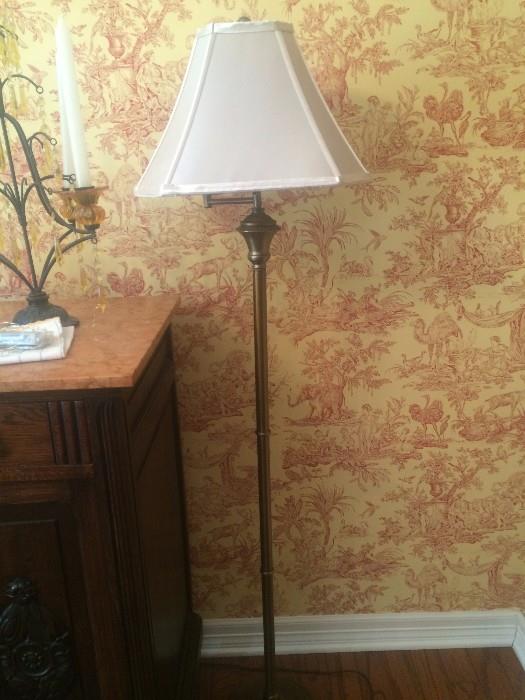 One of several floor lamps