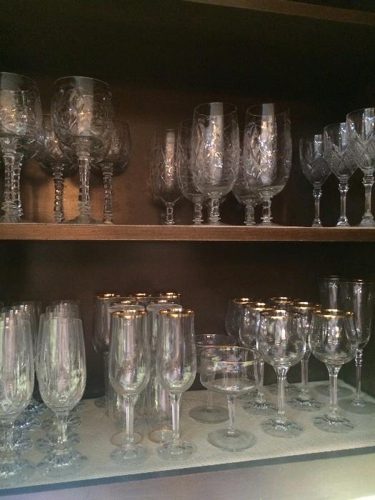 Elegant stemware