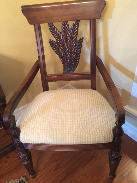 One of the host chairs for the dining room set