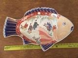 Large Antique Irami Platter  Also 2 Smaller 
