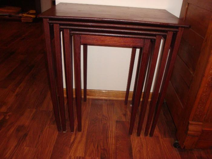 Nice set of stacking tables