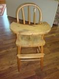 antique high chair