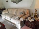 One of matching pair of lovely sofas