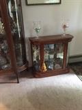Glass display cabinet
