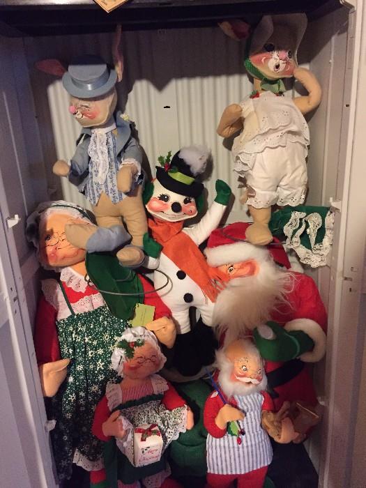 30" ANNALEE Christmas and Easter Dolls