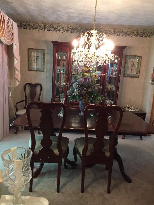 Along with large China Cabinet and Table