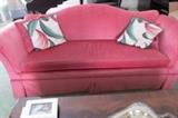 pink sofa