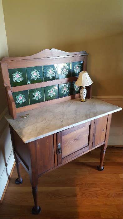 Marble top/tile buffet   $175