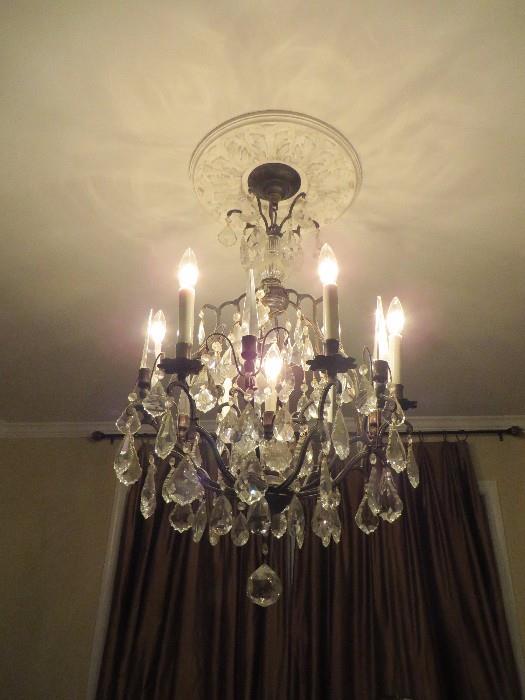 Swarovski Filigrae crystal chandelier 3ft from ceiling 