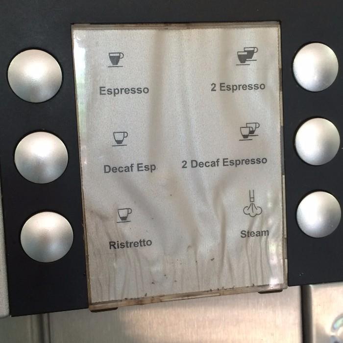 Espresso machine (Off premise-more details at sale)