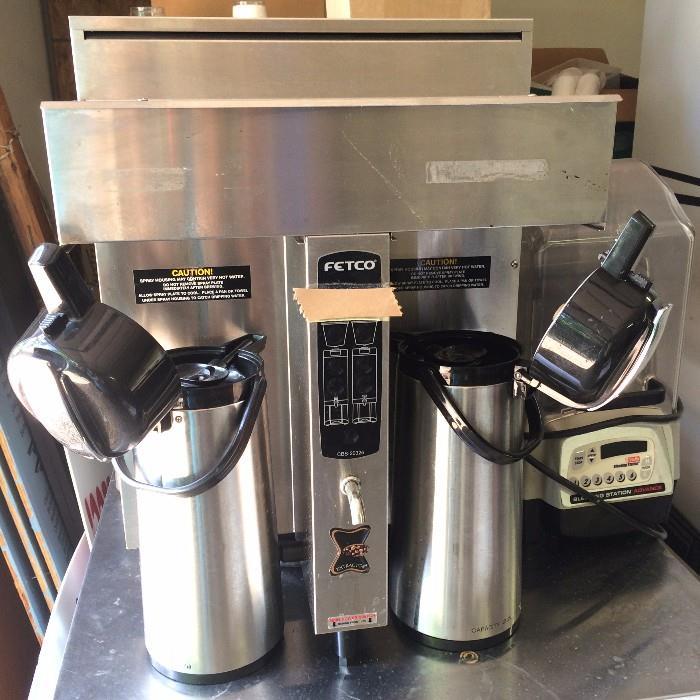  FETCO coffee brewer with pots -  (Off premise-more details at sale)