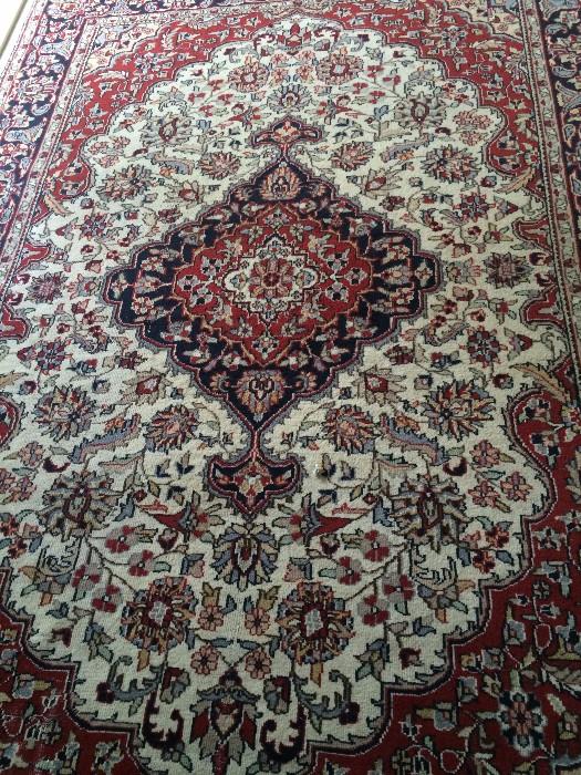 Handmade Agru rug from India 6 feet x 9 feet