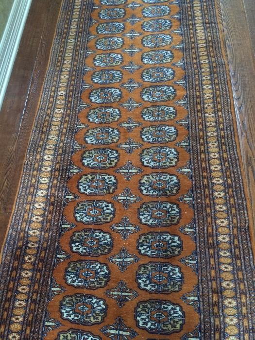 Handmade Pakistan rug - 3 feet x 11 feet 3 inches