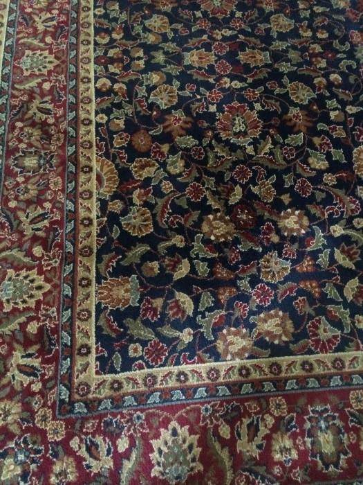 Kashan rug -  9 feet 3 inches x 12 feet 10 inches 