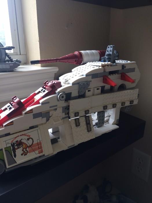 Some of the many legos- (some sets are not complete)