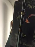 ORIENTAL HAND-PAINTED ROOM DIVIDER SCREEN