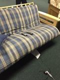 SOLID OAK WOOD FUTON SOFA