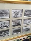 AFRICAN AMERICAN BASEBALL LEAGUE FRAMED AND SIGNED PHOTOGRAPHS