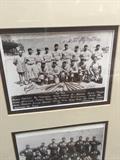AFRICAN AMERICAN BASEBALL LEAGUE FRAMED AND SIGNED PHOTOGRAPHS