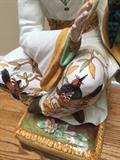 ASTONISHING ASIAN PORCELAIN LARGE STATUE FIGURINE-LAMP