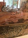 ANTIQUE FRAMED TAPESTRY