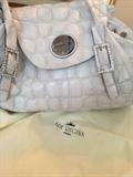 APE REGINA WHITE CROCODILE HANDBAG