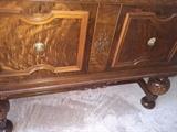 ANTIQUE MAHOGANY SIDE BUFFET-FULLY RESTORED WITH ORIGINAL HARDWARE