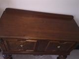 ANTIQUE MAHOGANY SIDE BUFFET-FULLY RESTORED WITH ORIGINAL HARDWARE