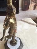 ANTIQUE BRASS STATUE