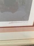 SIGNED LITHOGTAPH 1/1