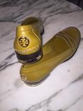 TORY BURCH MUSTARD LOAFERS