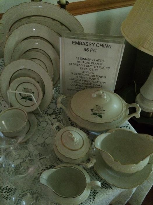 Embassy China service for 12