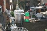 crawfish cookers, large pots