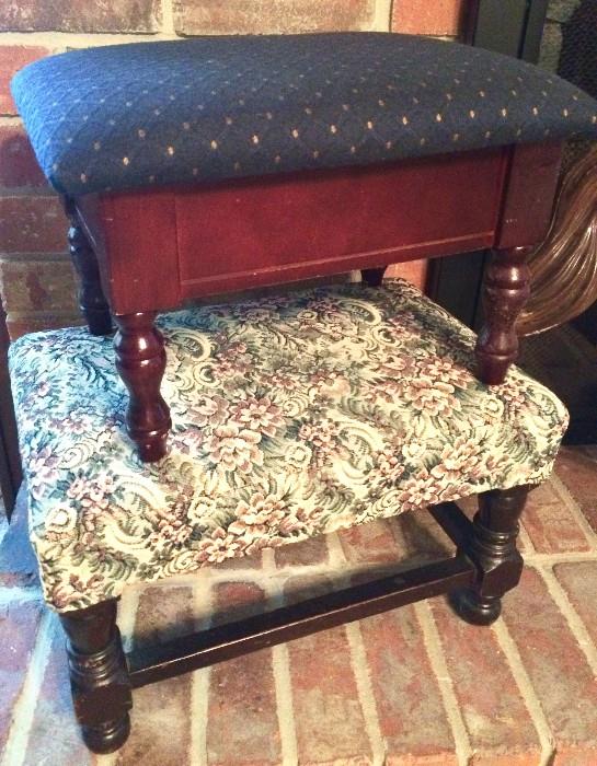 Upholstered ottomans