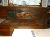 114 Naked Lady Bas relief pine 