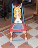 159 Painted lady chair