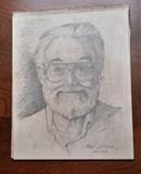 228 Smiling Ray self portrait pencil