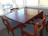 Formal Dining Room Table & Four Chairs